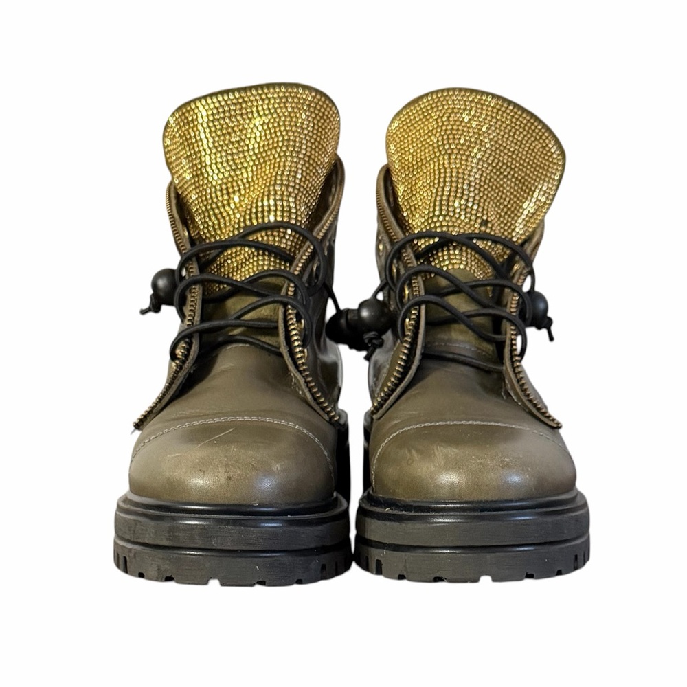 STRASS COMBAT BOOT – Michele Lopriore. Made in Italy